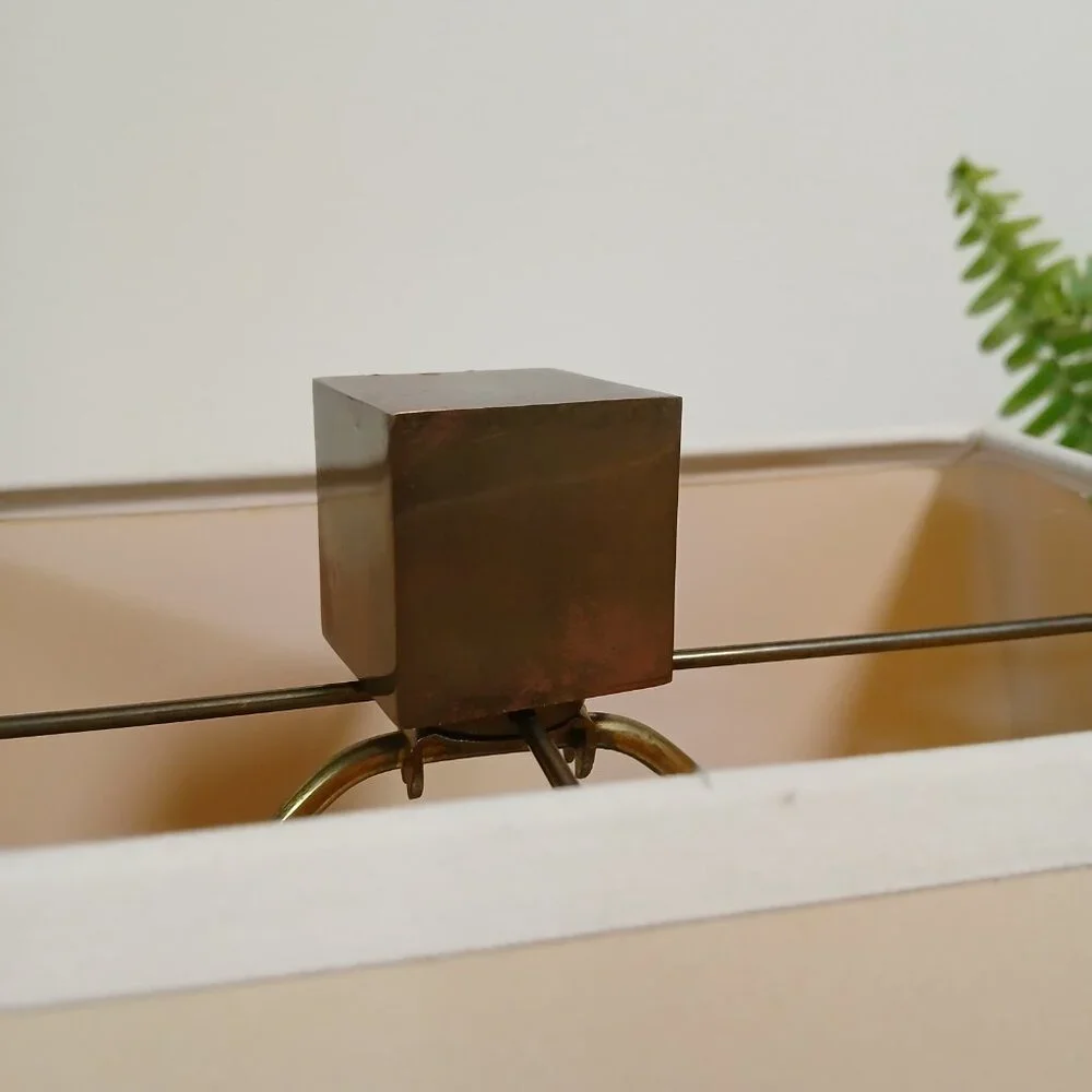 Robert Abbey Doughnut Accent Table Lamp Natural Bronze Finish 2003